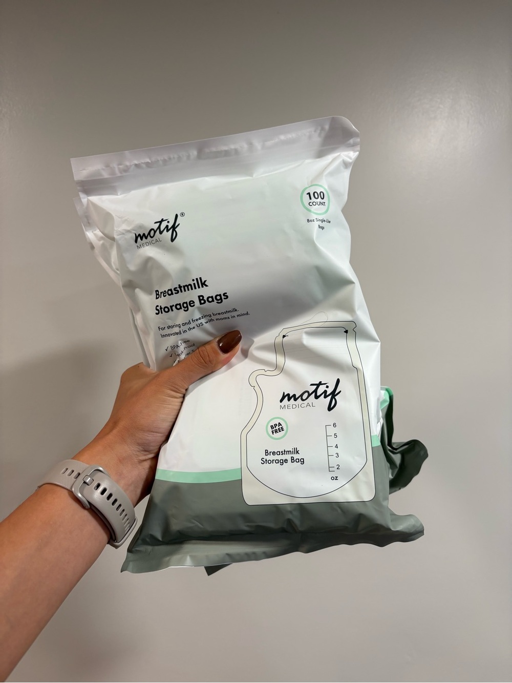 (3) Motif Medical Breastmilk Storage Bags